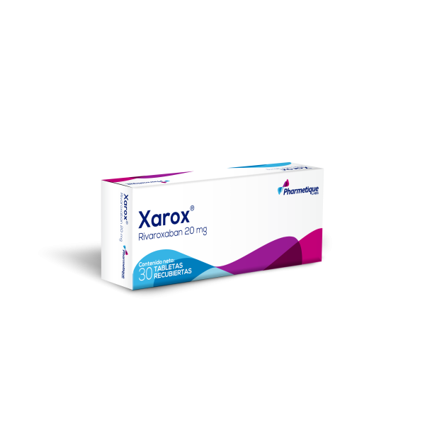 XAROX 20 MG X 30 TAB PHARMETIQUE