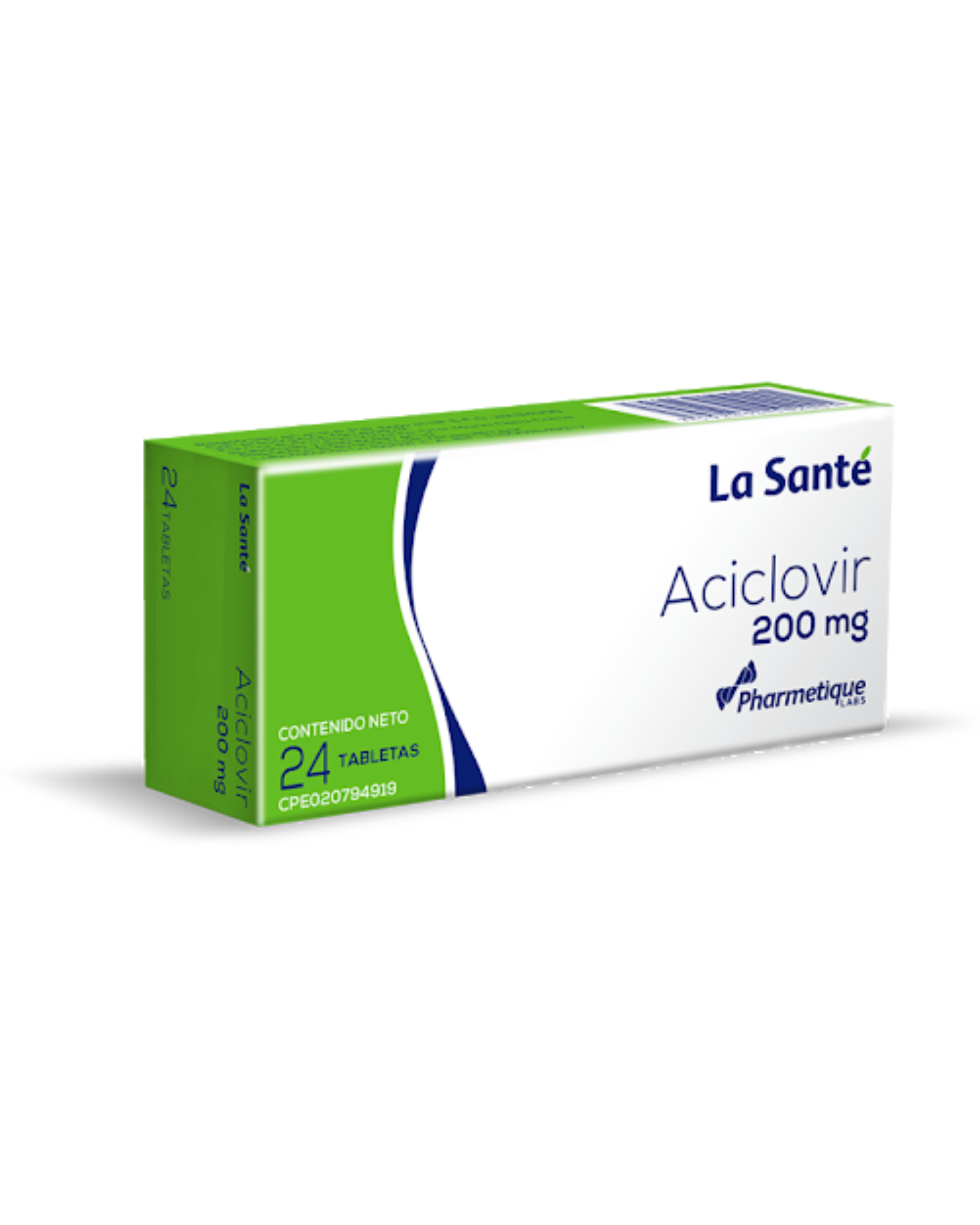 ACICLOVIR 200 MG X 24 LA SANTE