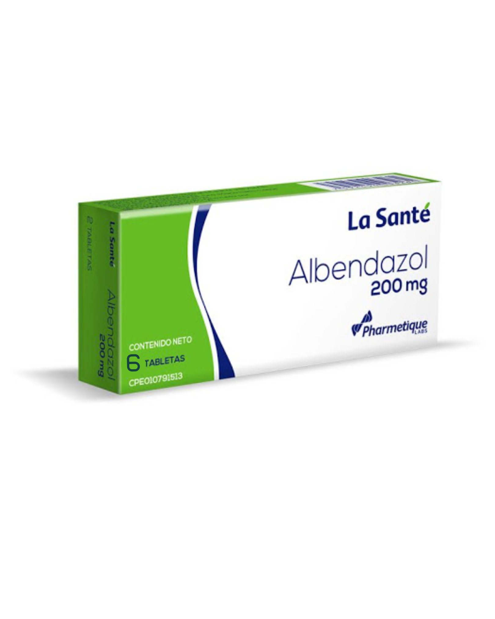 ALBENDAZOL 200 MG X 6 TAB LA SANTE
