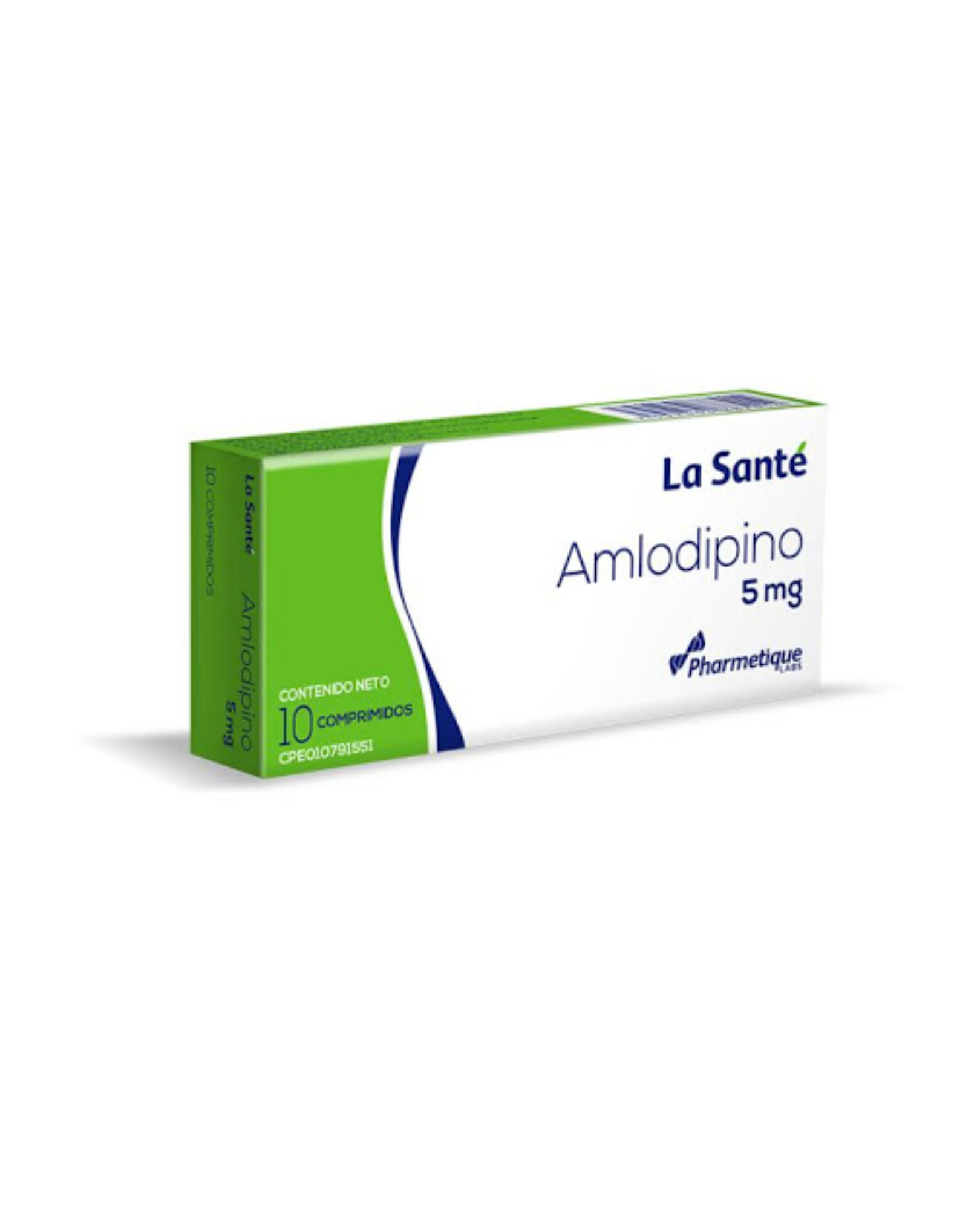 AMLODIPINA 5 MG X 10 TAB LA SANTE