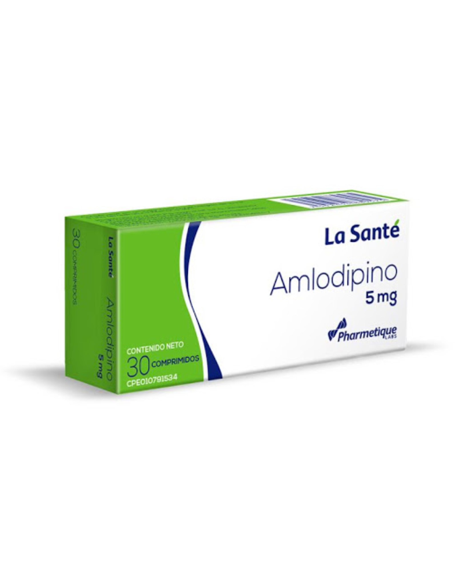 AMLODIPINA 5 MG X 30 COMP LA SANTE