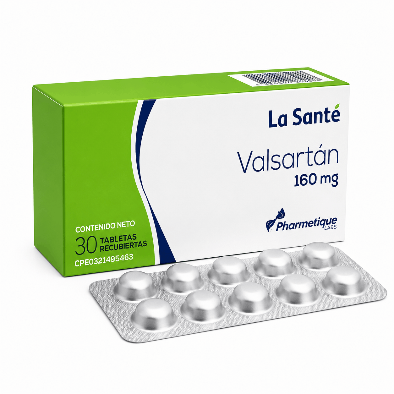 VALSARTAN 160 MG X 30 TAB LA SANTE