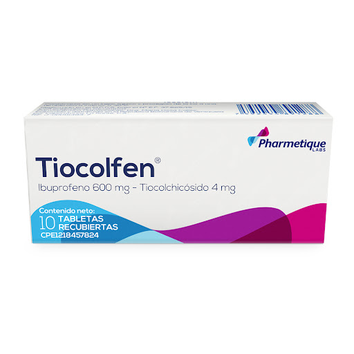 TIOCOLFEN 600/4 MG X 10 TAB PHARMETIQUE