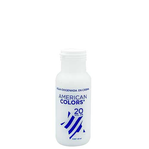 AGUA OXIGENADA EN CREMA 20 VOL AMERICAN COLORS