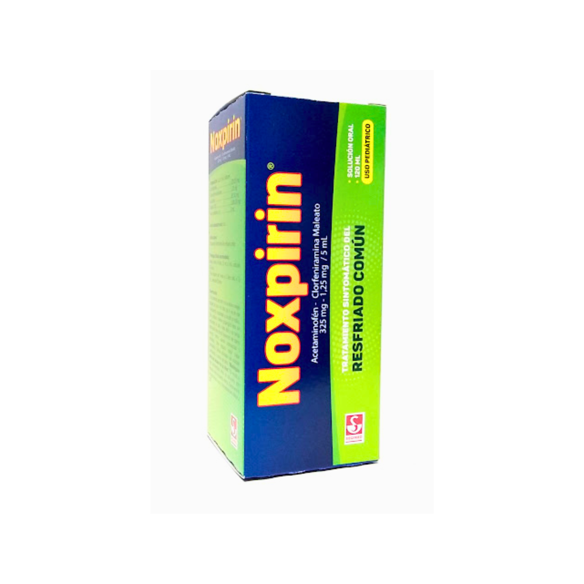 NOXPIRIN SOL ORAL 325 MG /1.25 MG X 120 ML SIEGFRIED