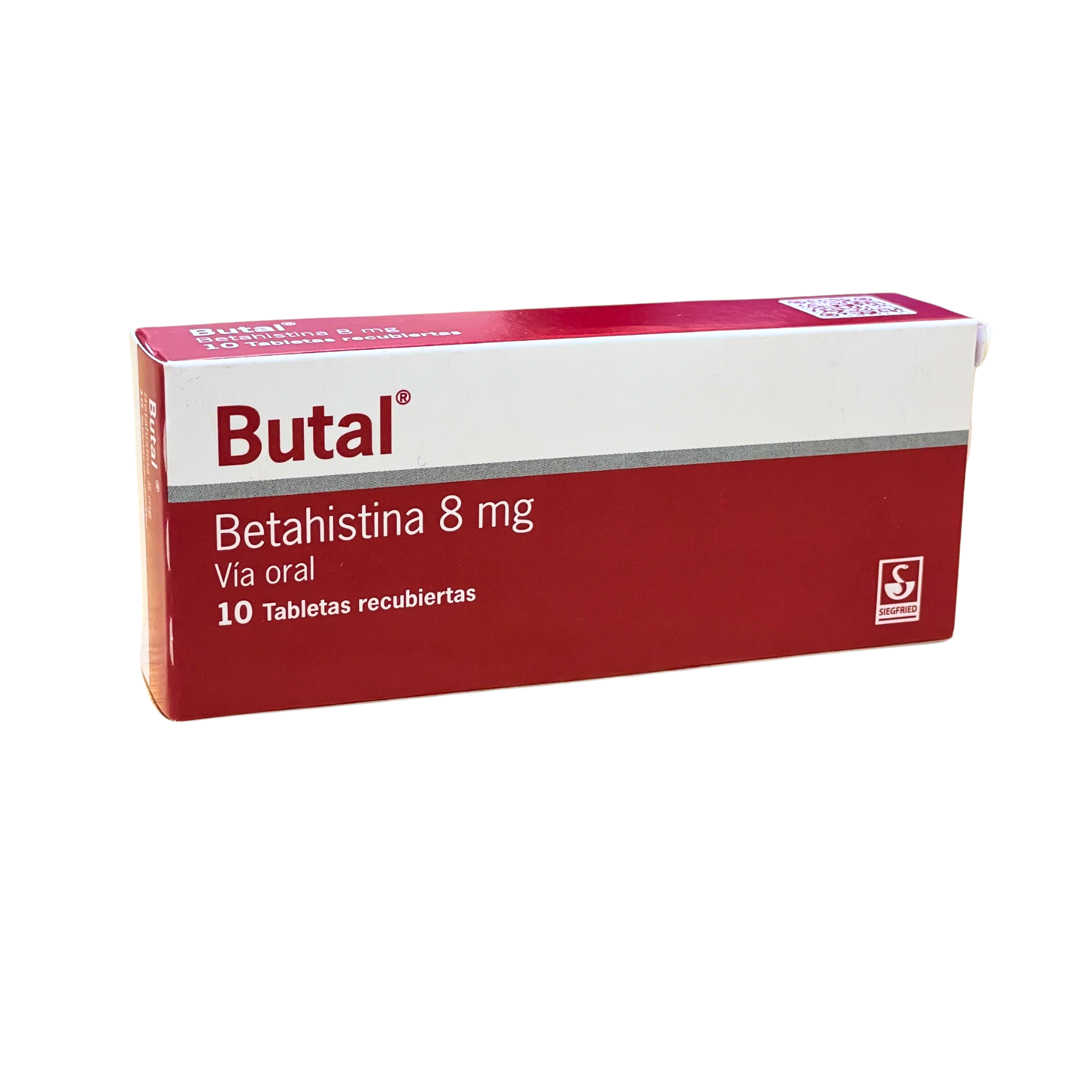 BUTAL 8 MG X 10 TAB REC SIEGFRIED