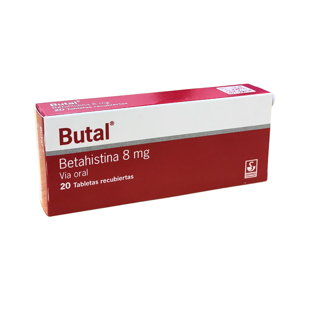 BUTAL 8 MG X 20 TAB REC SIEGFRIED