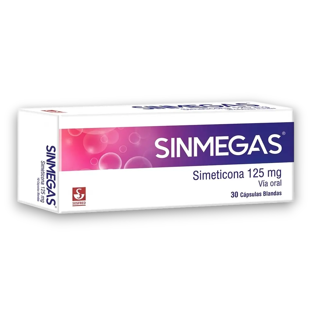 SINMEGAS CAP BLD 125 MG X 30 SIEGFRIED