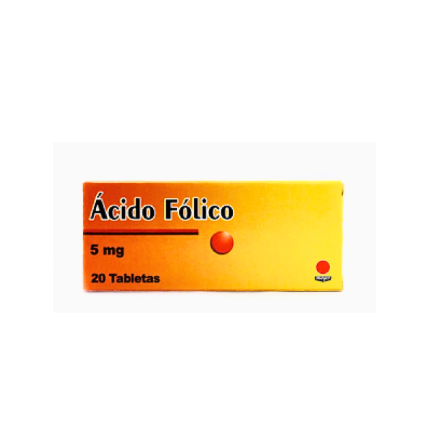 ACIDO FOLICO 5 MG X 20 SIEGFRIED