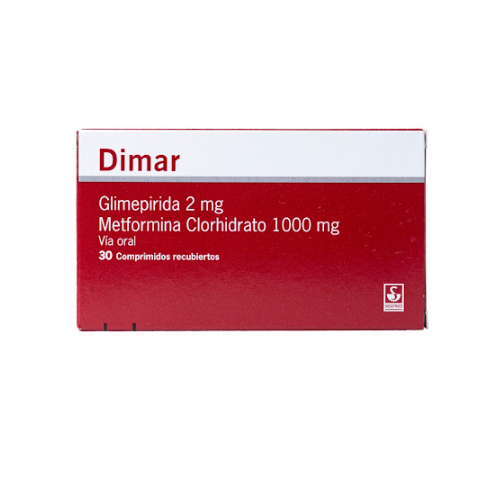 DIMAR 2 MG / 1000 MG X 30 COMP SIEGFRIED**