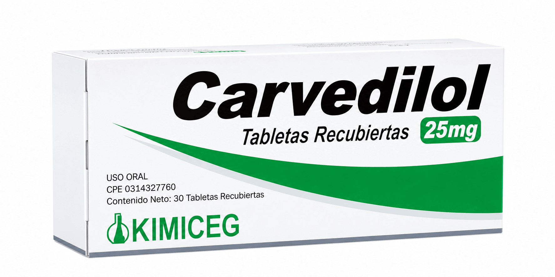 CARVEDILOL 25 MG X 30 TAB KIMICEG