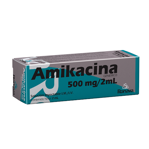 AMIKACINA AMPOLLA VIAL I.M./ I.V. 500 MG / 2 ML X 1 RONAVA