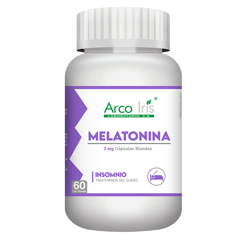 MELATONINA 3 MG X 60 CAP ARCO IRIS