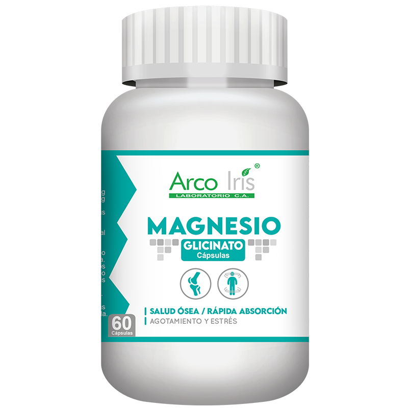 MAGNESIO GLICINATO 550 MG X 60 CAP ARCO IRIS