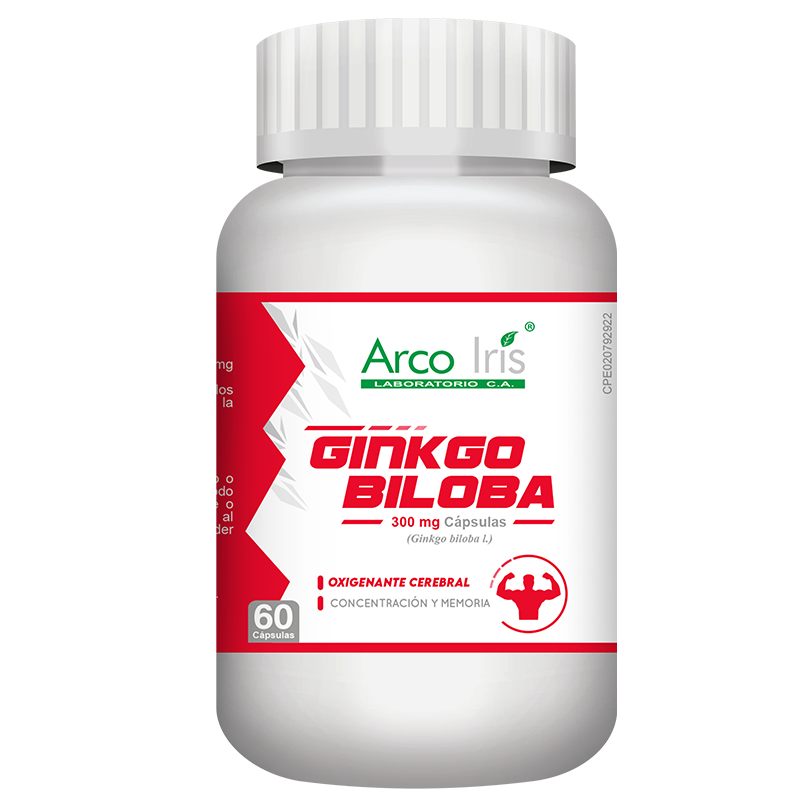 GINKGO BILOBA 300 MG X 60 CAP ARCO IRIS