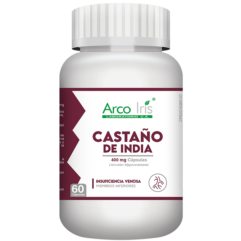 CASTA�O DE INDIAS 400 MG X 60 CAP ARCO IRIS