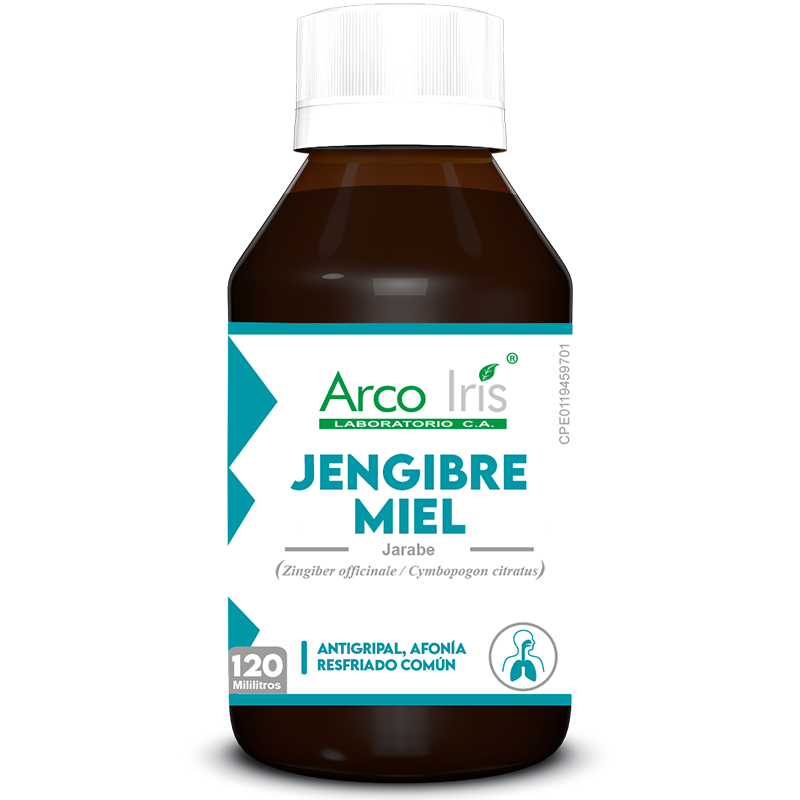 JENGIBRE MIEL JARB X 120 ML ARCO IRIS