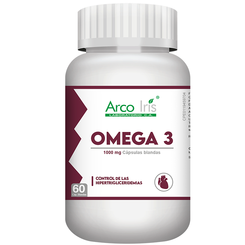 OMEGA 3 1000 MG X 60 CAP ARCO IRIS