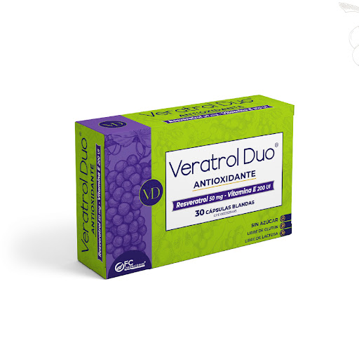 VERATROL DUO CAP BLANDAS 50MG-200UI X 30 FC LABORATORIOS