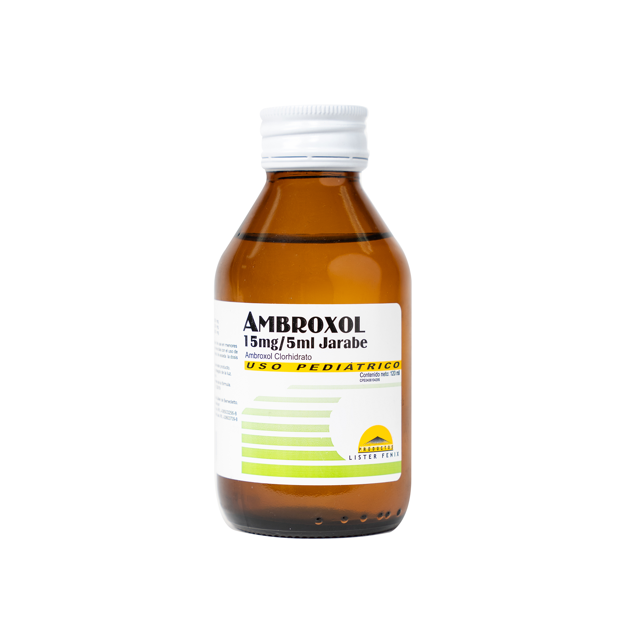 AMBROXOL JRBE PEDIATRICO X 120 ML LISTER FENIX