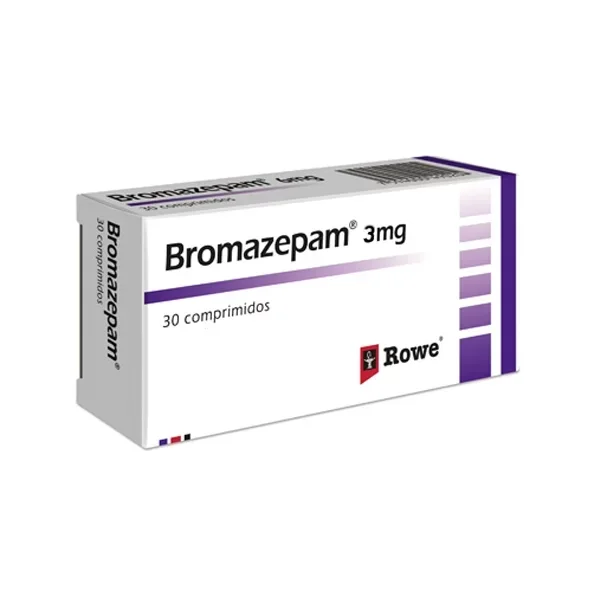 BROMAZEPAM 3 MGS X 30 COMP ROWE
