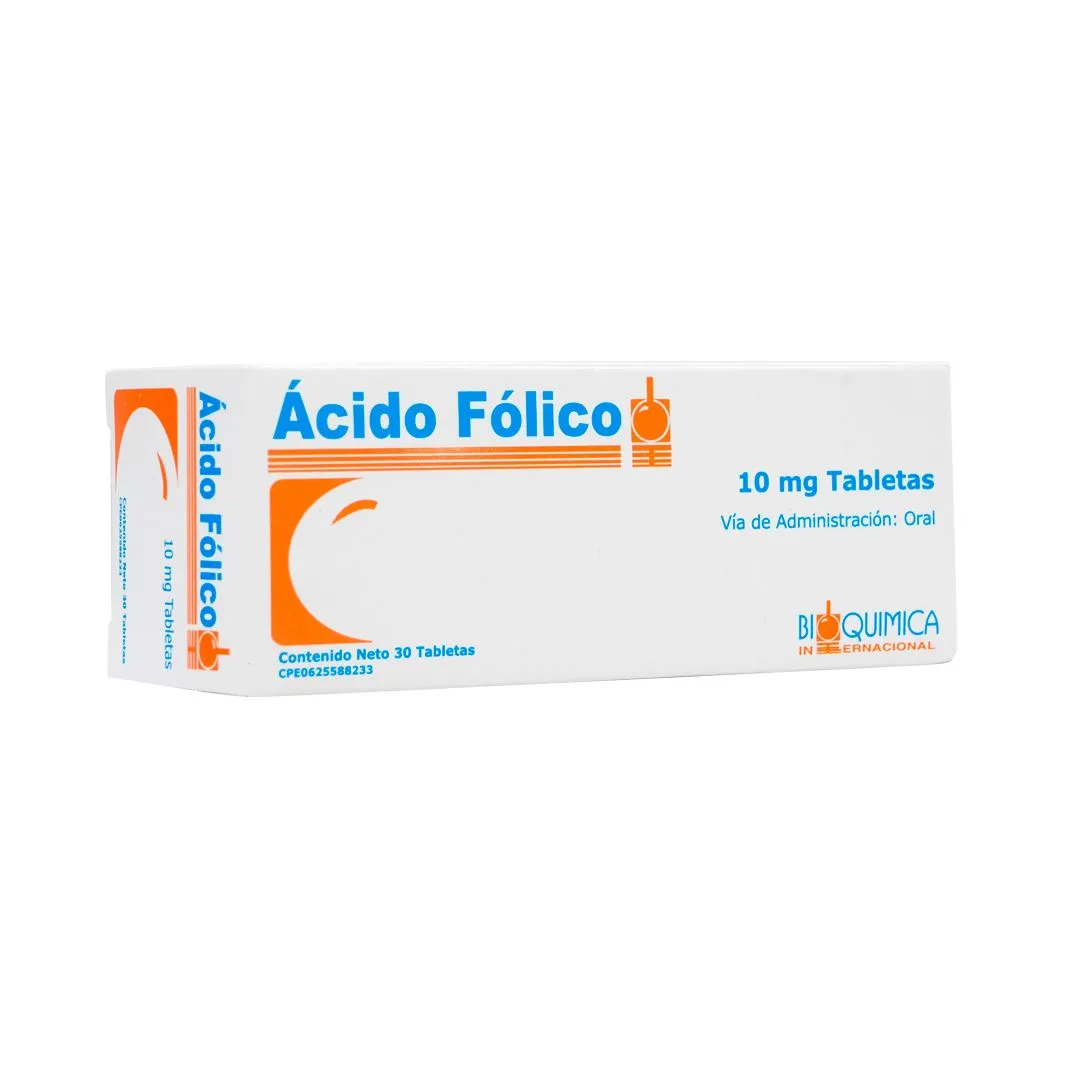 ACIDO FOLICO 10 MG X 30 TAB BIOQUIMICA