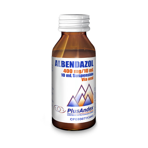 ALBENDAZOL SUSP 400 MG X 10 ML  PLUSANDEX