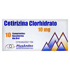 CETIRIZINA 10 MG X 10 COMP PLUSANDEX