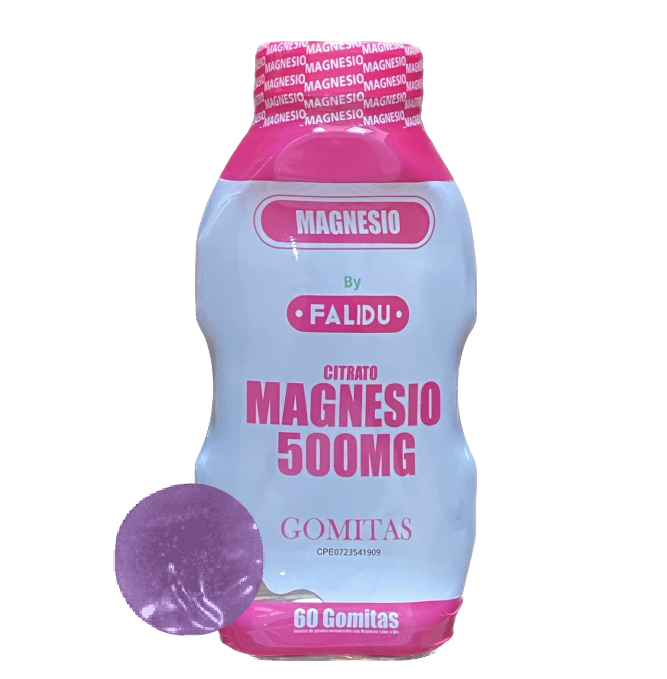 CITRATO DE MAGNESIO 500 MG X 60 GOMITAS FALIDU