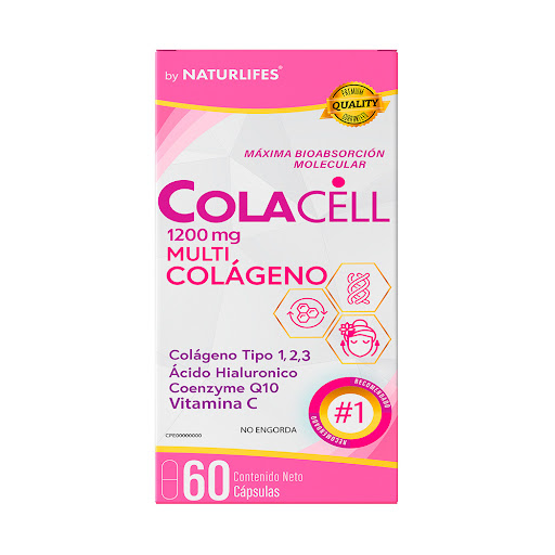 COLACELL  MULTI COLAGENO 1200 MG X 60 CAP NATURLIFES