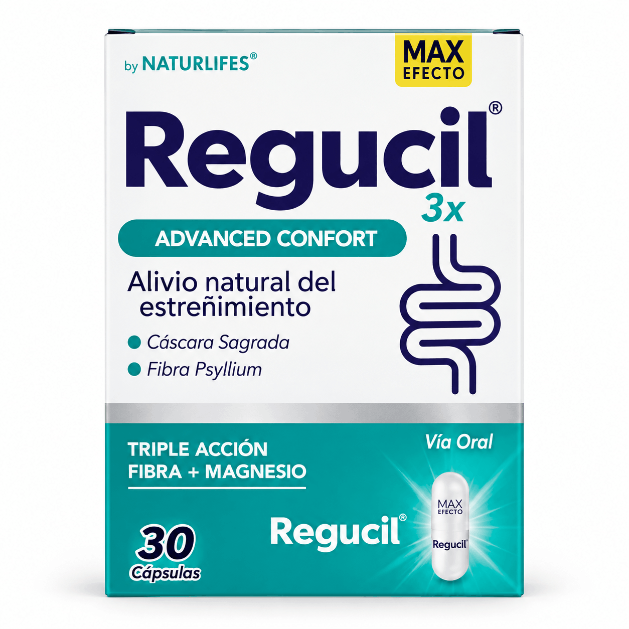 REGUCIL CAP 500 MG X 30 NATURLIFES ESTRE�IMIENTO