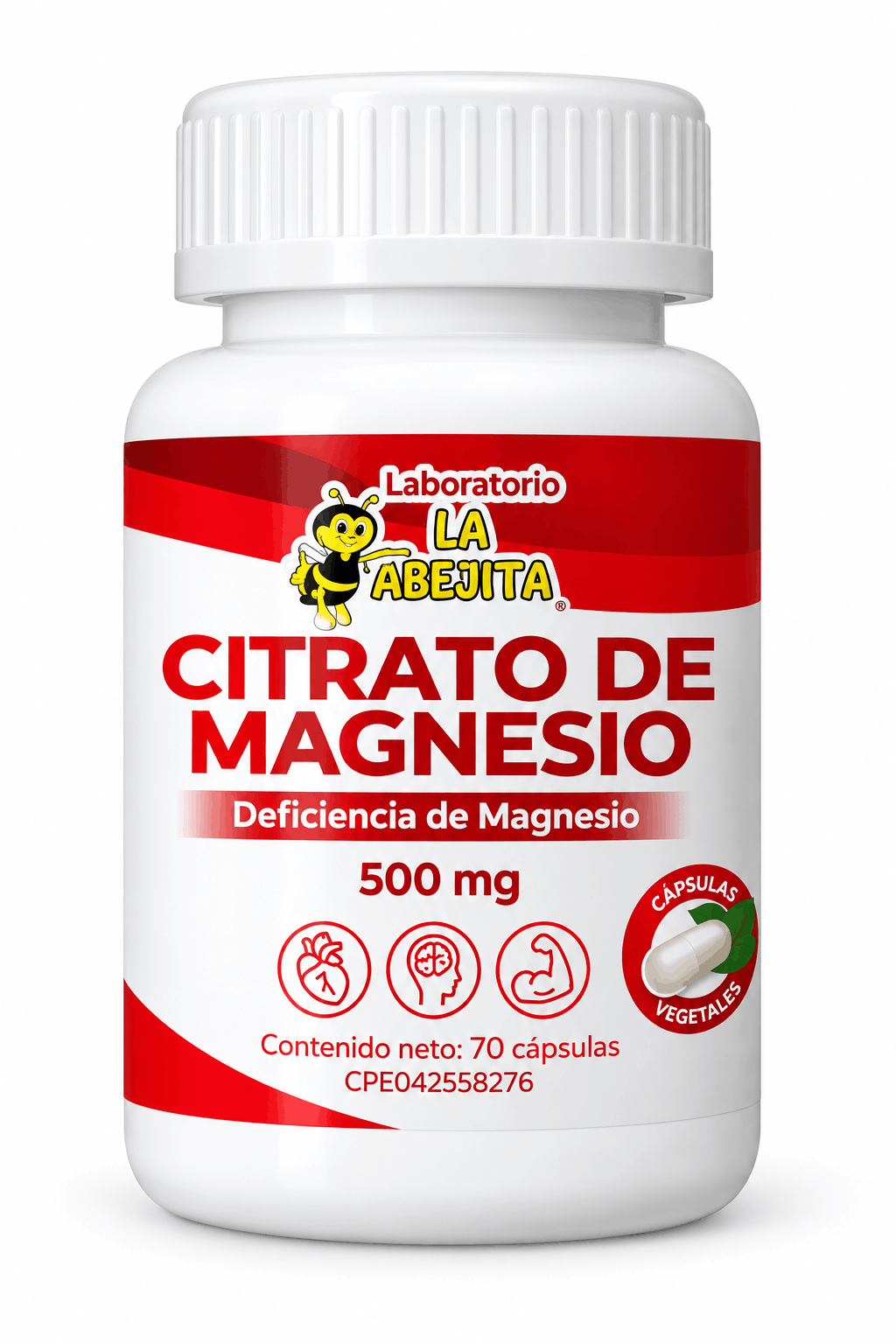 CITRATO DE MAGNESIO 500 MG X 70 CAP LA ABEJITA