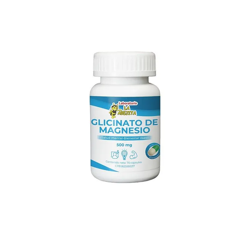 GLICINATO DE MAGNESIO CAP  500MG  X 70 LA ABEJITA