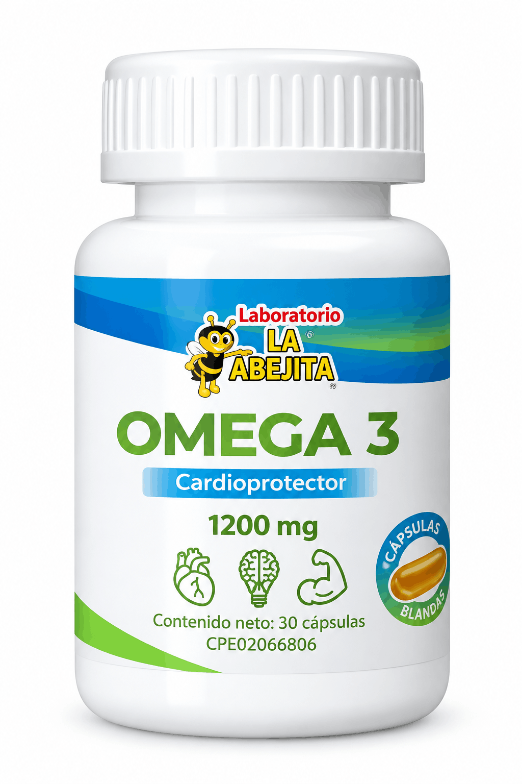 OMEGA 3 1200MG  X 50 CAP BLANDAS LA ABEJITA