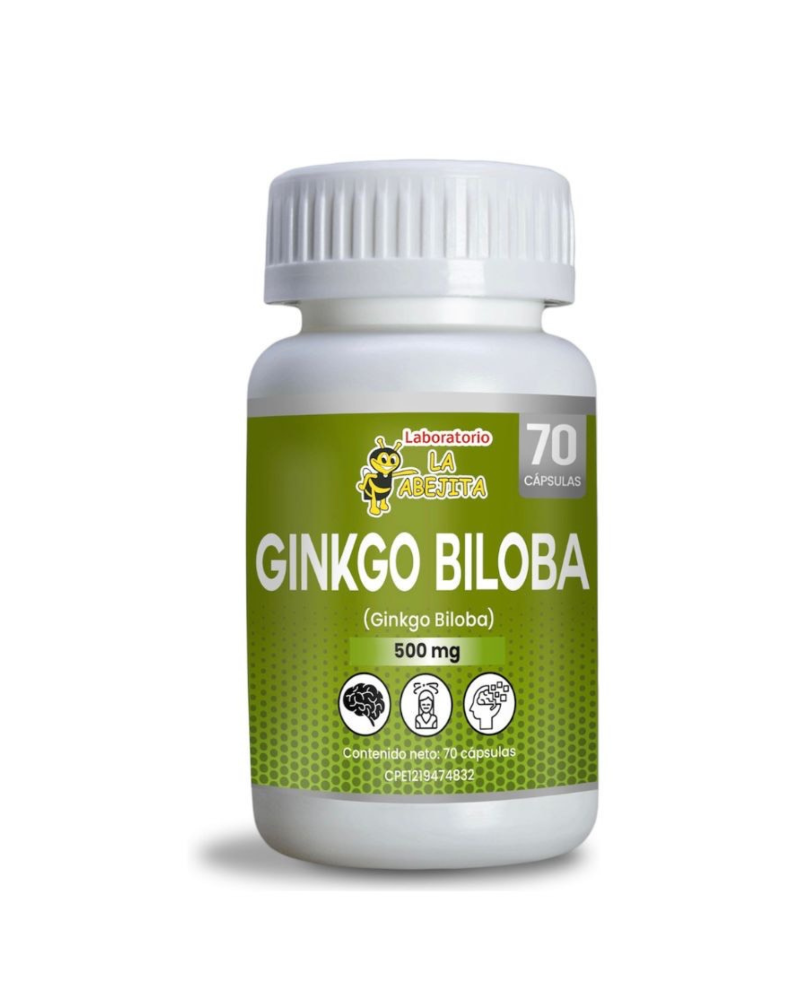 GINKGO BILOBA 500 MG X 70 CAP LA ABEJITA