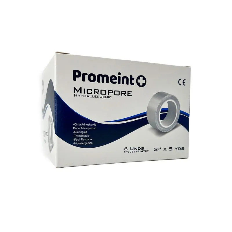 ADH MICROPORE 3" X 5 YDS BLANCO PROMEINT