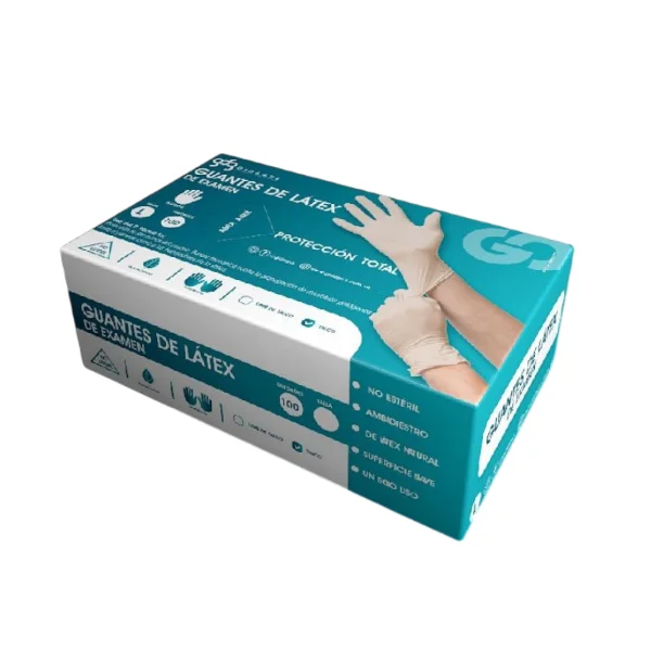 GUANTES LATEX  CAJA X 100 GIGADUS TALLA L