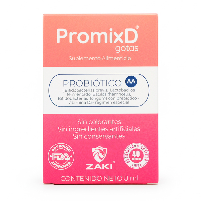 PROMIXD  PROBIOTICO AA GOTAS X 8 ML ZAKI