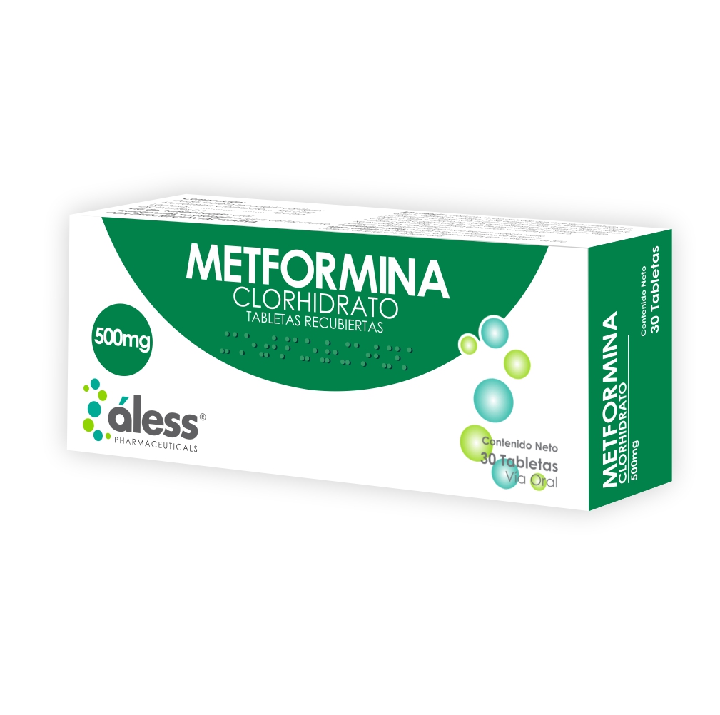 METFORMINA 500 MG X 30 TAB ALESS