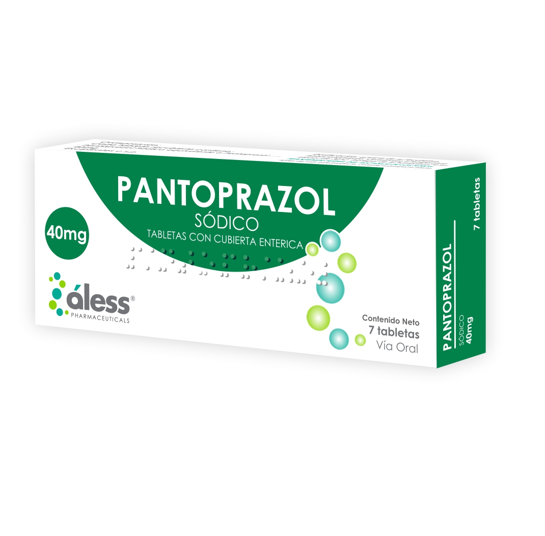 PANTOPRAZOL 40 MG X 7 TAB ALESS
