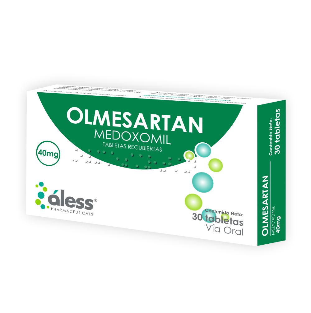 OLMESARTAN 40 MG X 30 TAB ALESS