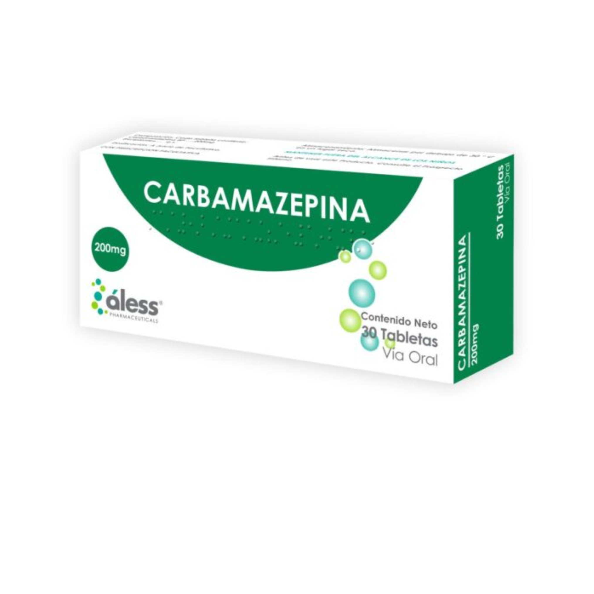 CARBAMAZEPINA 200 MG X 30 TAB ALESS