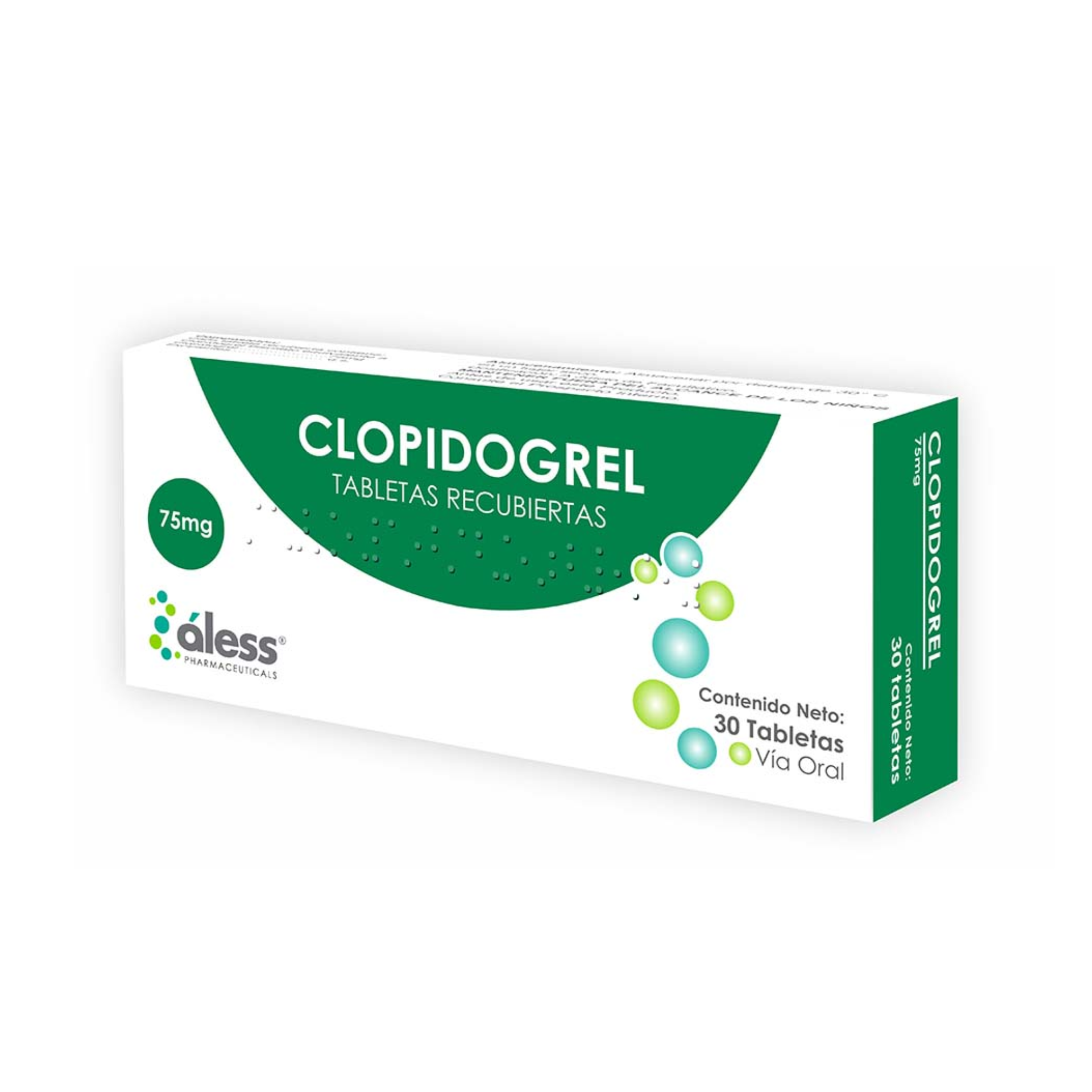 CLOPIDOGREL 75 MG X 30 TAB ALESS