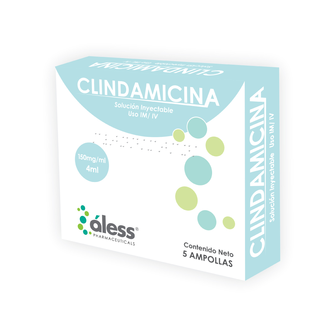 CLINDAMICINA AMP I.M.I.V 150MG/4ML X 1 ALESS