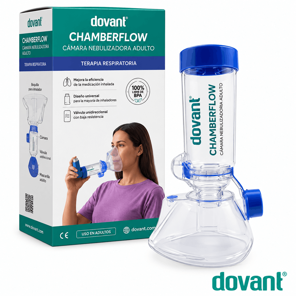 AEROCHAMBER ADULTO DOVANT