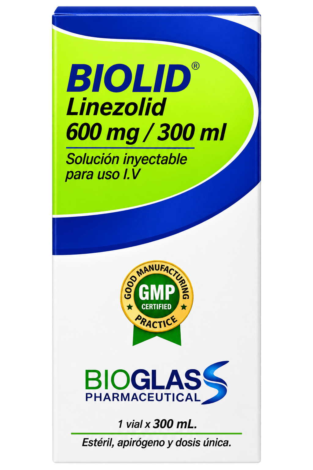 BIOLID 600 MG / 300 ML I.V. X 1 BIOGLASS