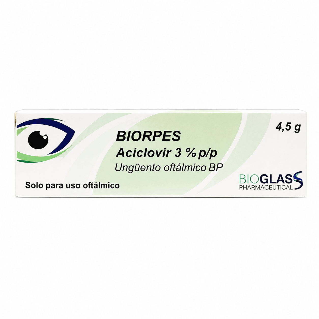 BIORPES UNG OFT 3% X 4,5 GR BIOGLASS