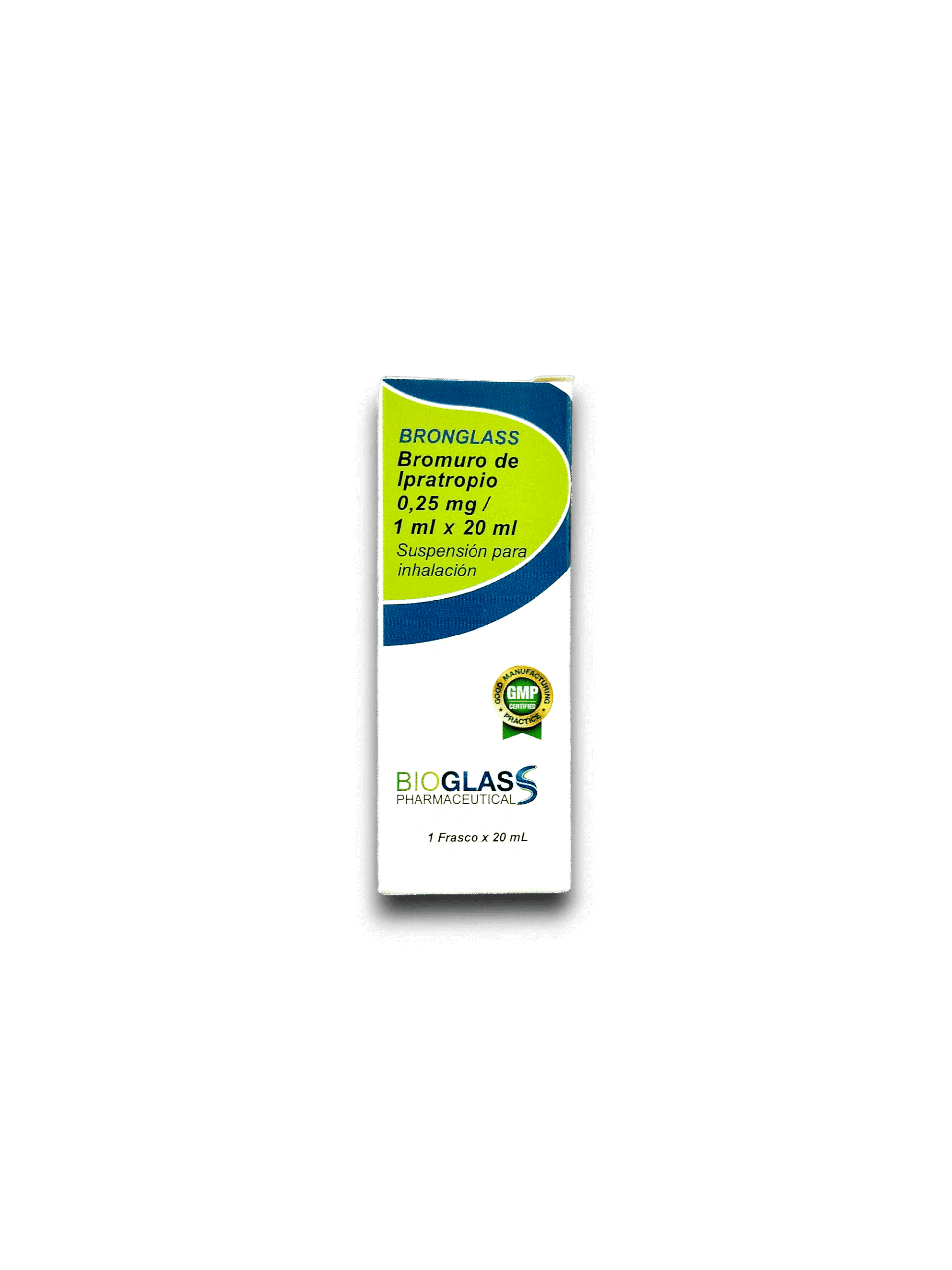 BRONGLASS SUSP. P/INHALAR 0,25MG/1ML X 20 ML BIOGLASS