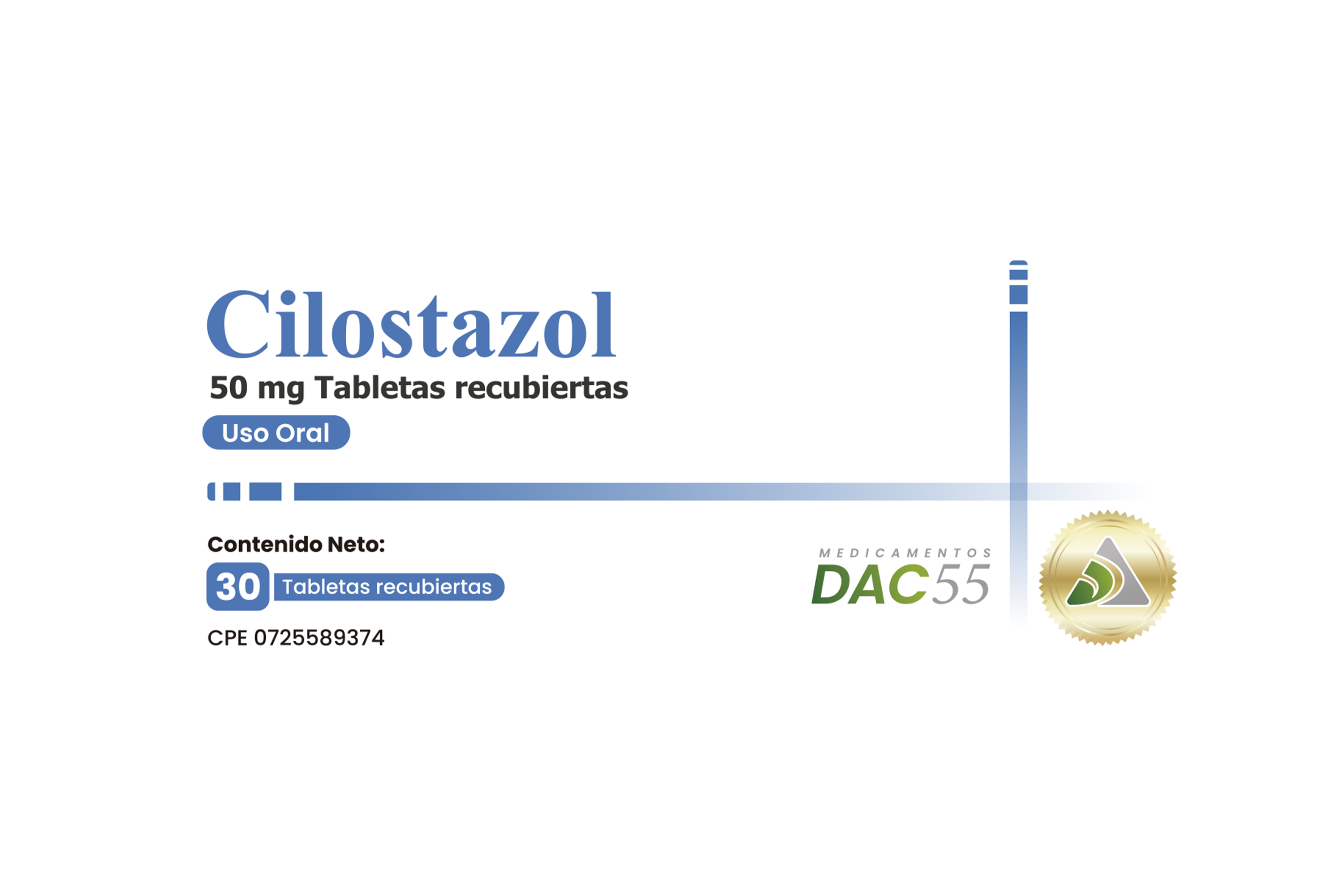 CILOSTAZOL TAB 50 MG X 30 DAC55