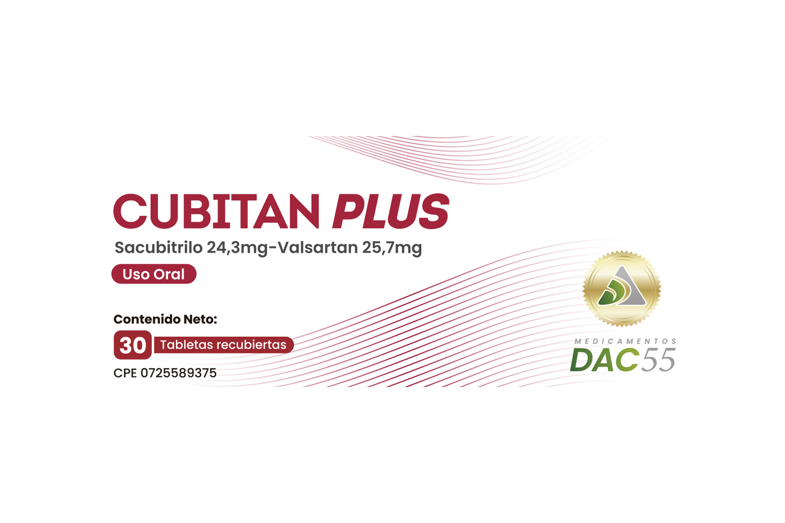 CUBITAN PLUS TAB 24,3 MG-25,7 MG X 30 DAC55